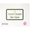 Court Closed, Bar Open - Tennis