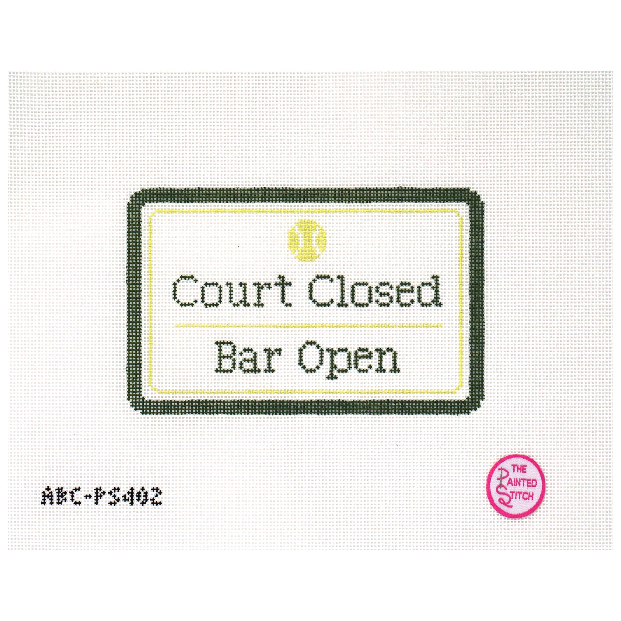 Court Closed, Bar Open - Tennis
