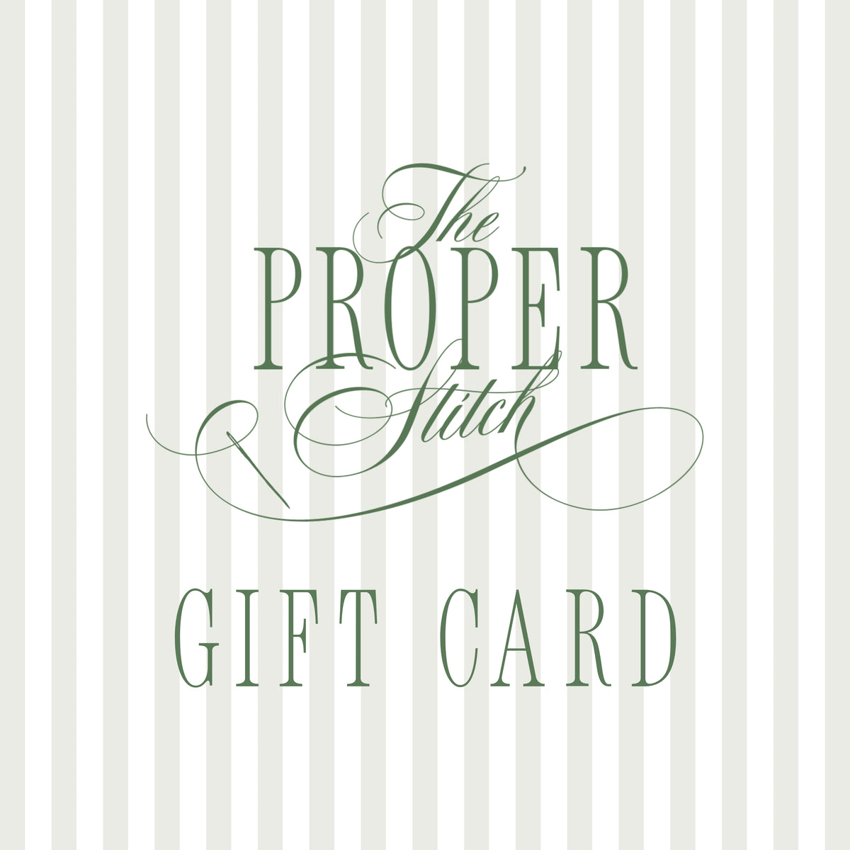 The Proper Stitch Gift Card