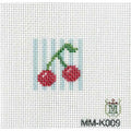 Mini Cherries - Blue Stripes