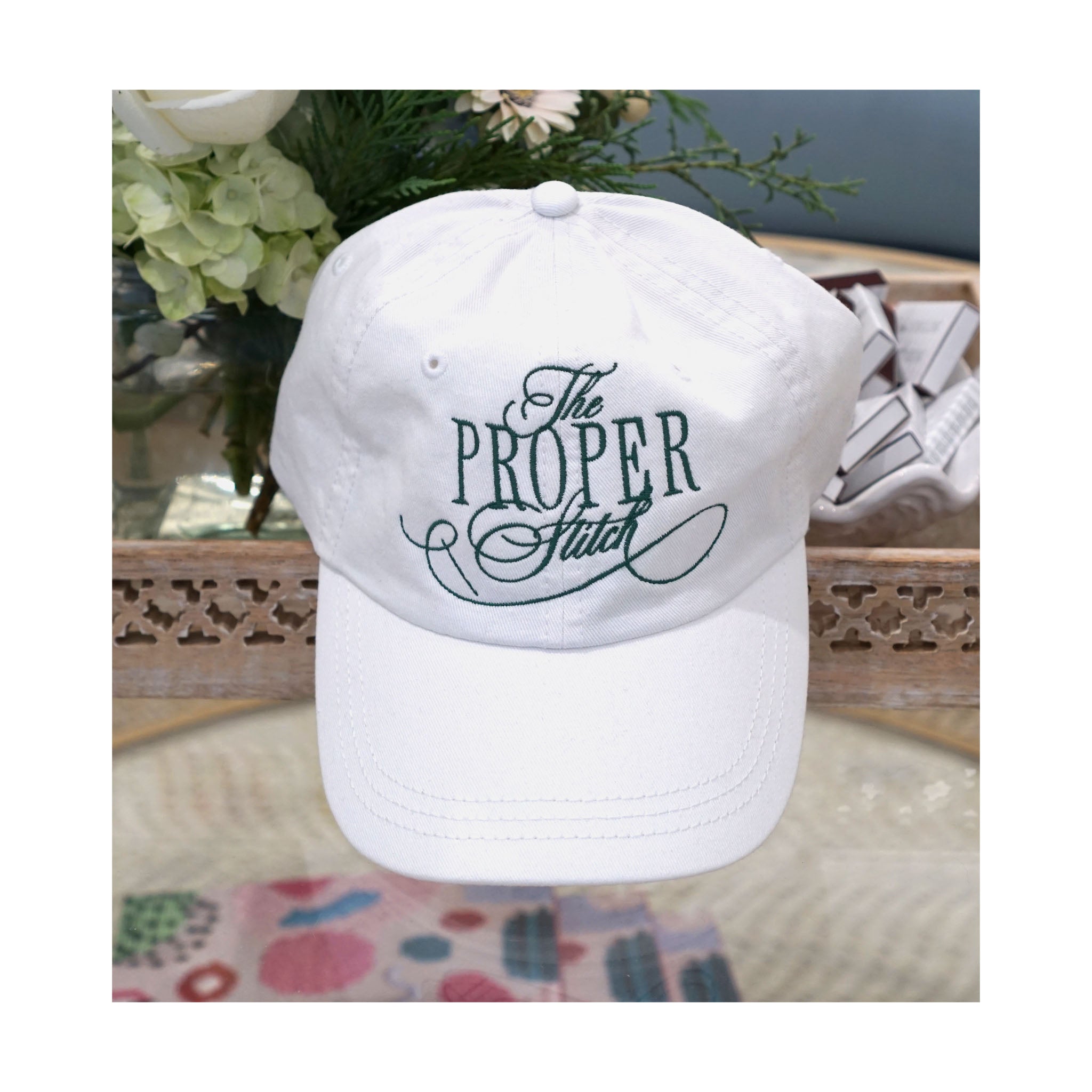 The Proper Stitch Embroidered Hat