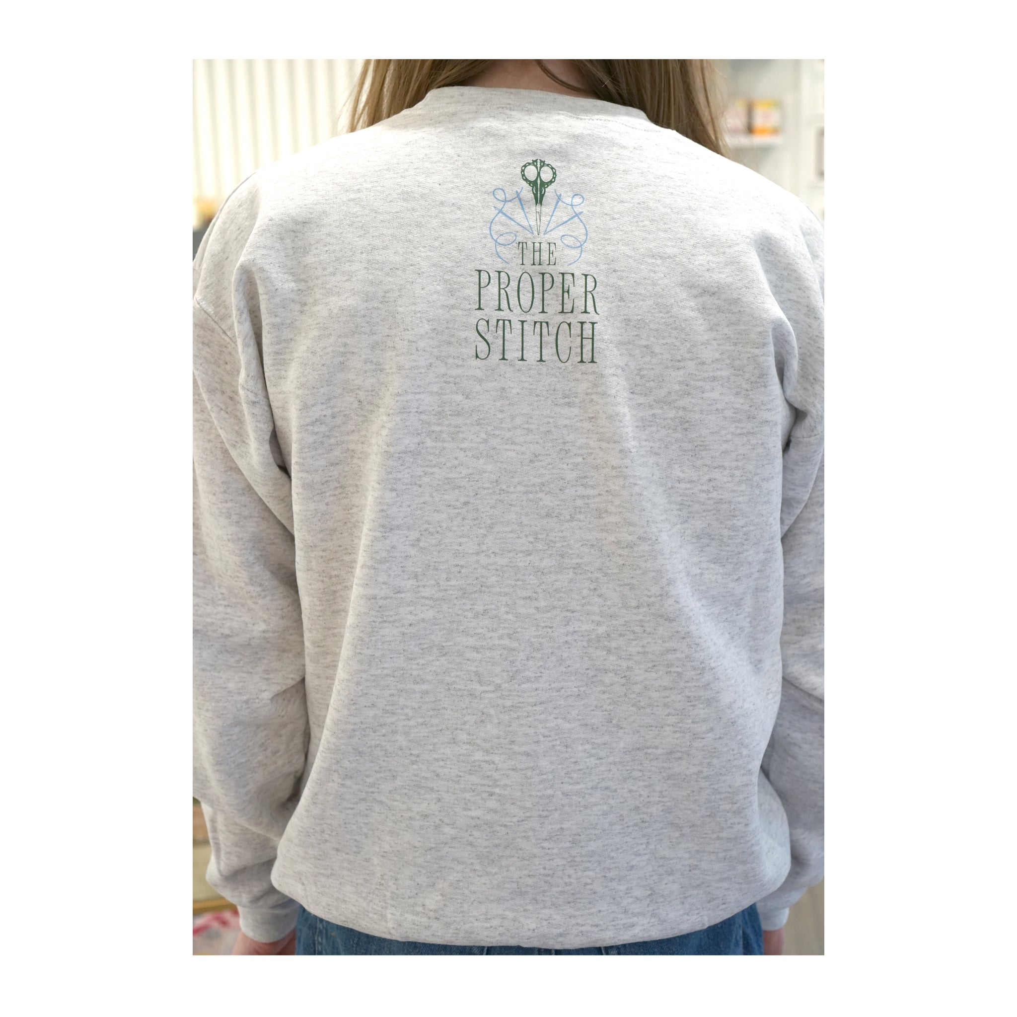 Stop Scrolling Start Stitching Sweatshirt