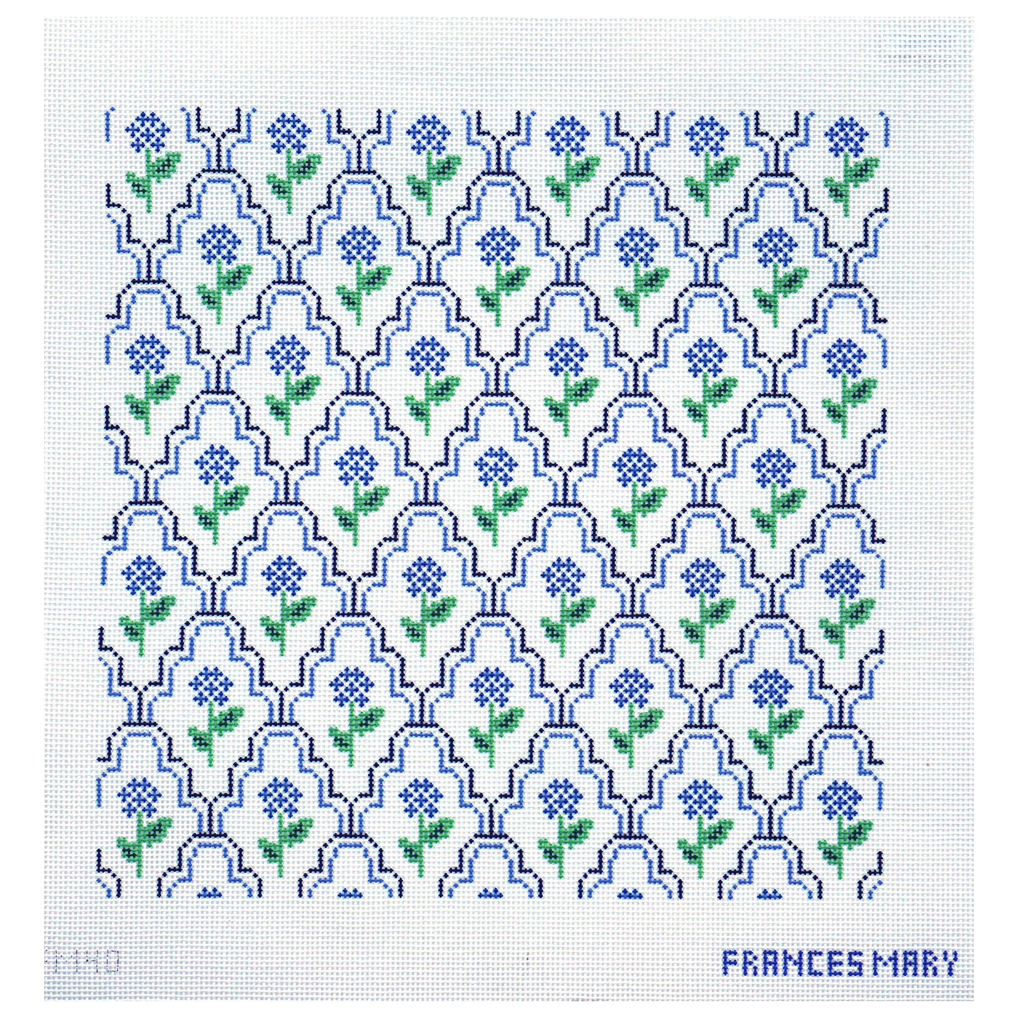 Scallop Hydrangea Pillow