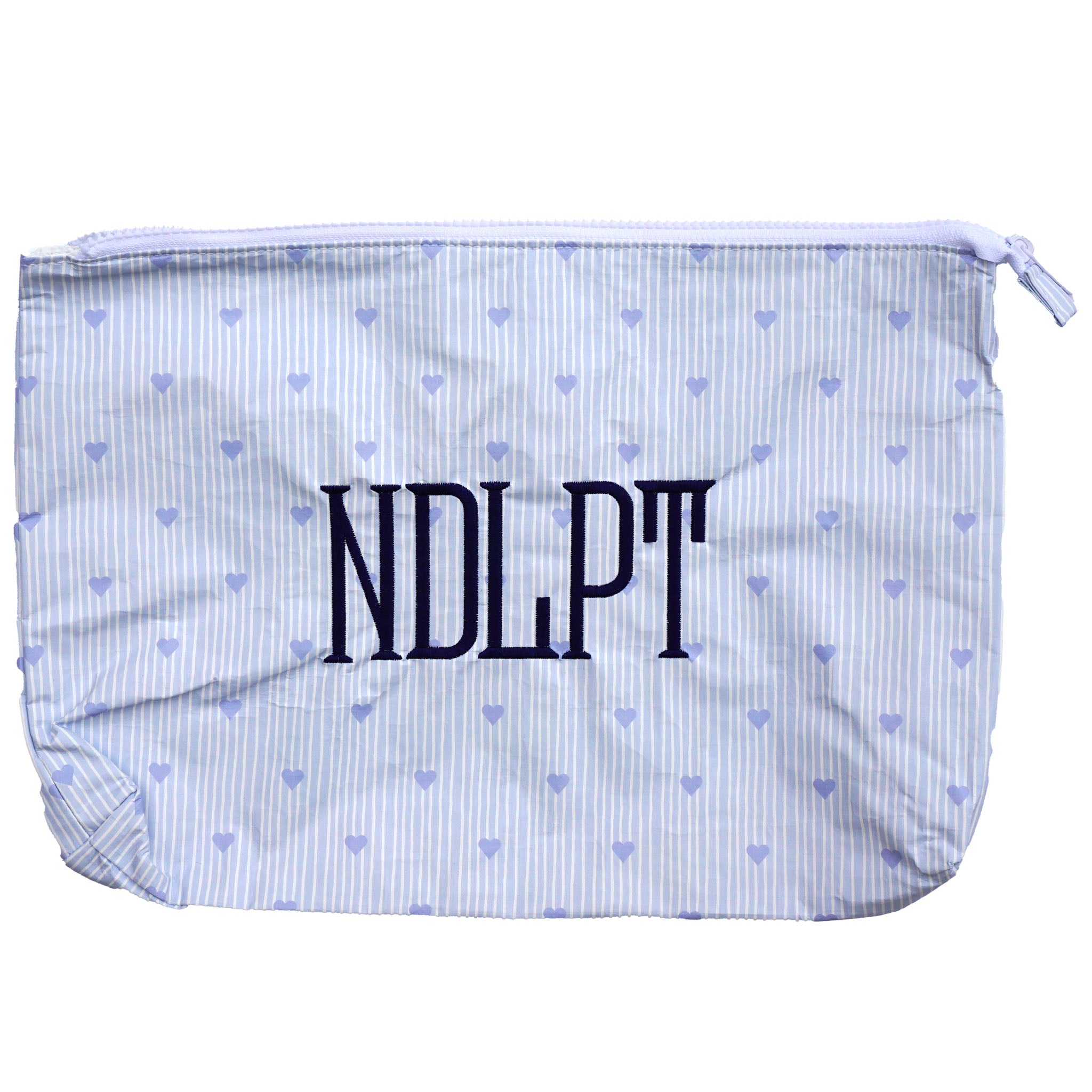 Hearts NDLPT Project Bag - Blue