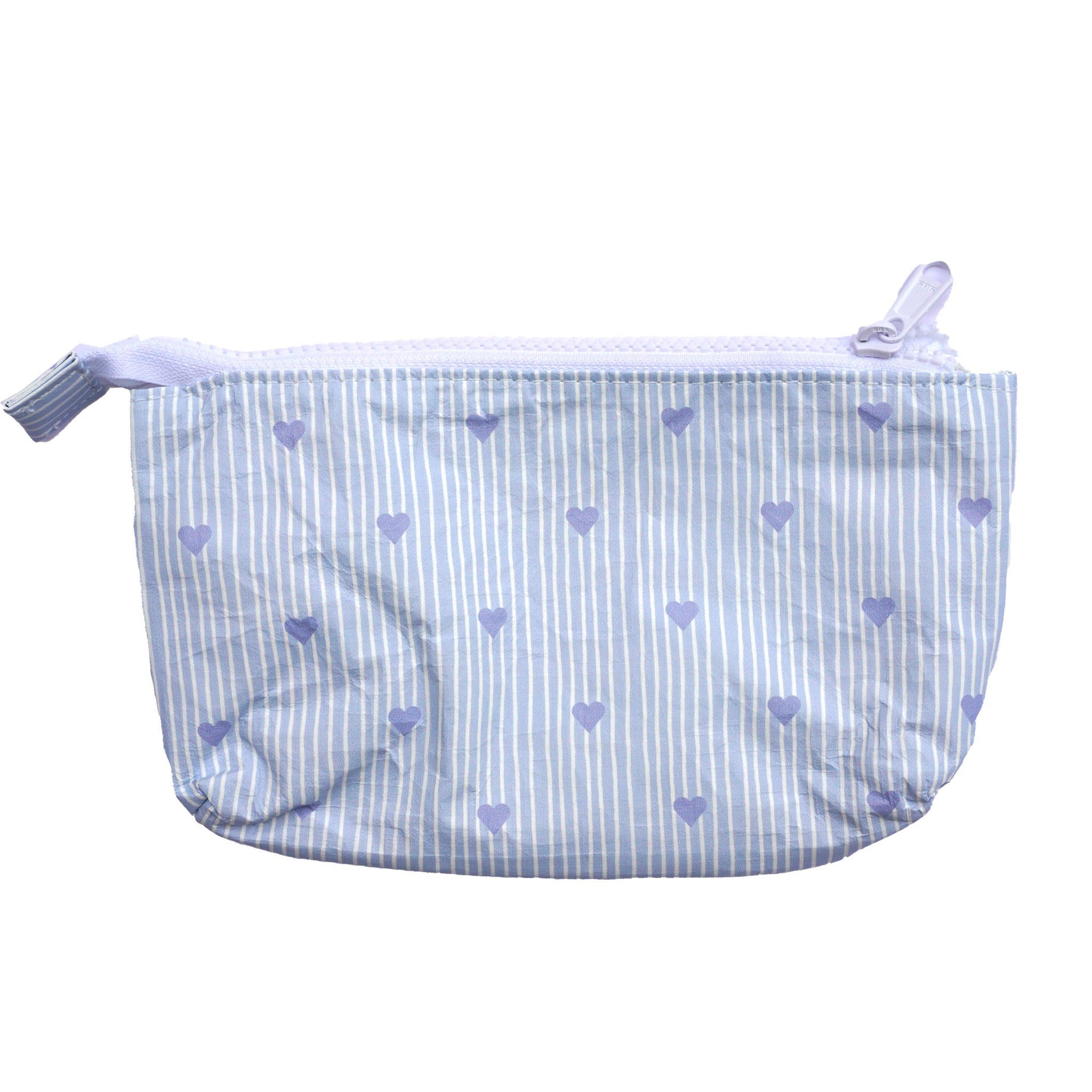 Small Blue Heart Stash Bag