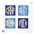 Dirty Coasters - Coastal Blue