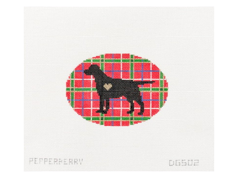 Plaid Silhouette Labrador