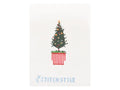 Christmas Tree in Red & White Pot with Stitch Guide